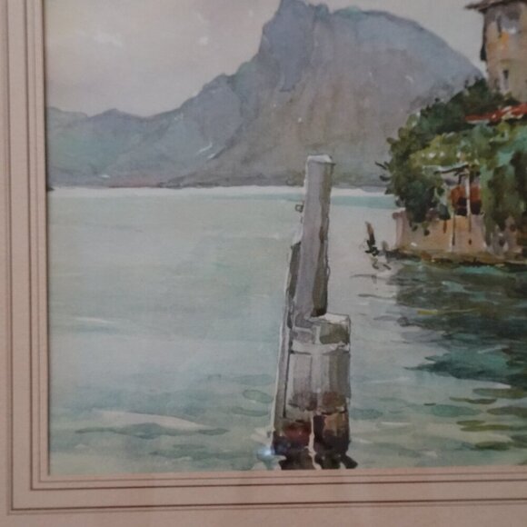 Lithograph Print Switzerland Landscape Nicolas Markovitch A. Marc Watercolor - Picture 5 of 9